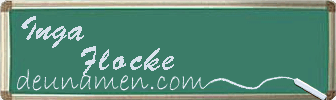 Inga Flocke Visitenkarte